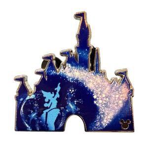 Disney Sorcerer Mickey Fantasia Castle Hidden Mickey 2025 Pin Disneyland Wave B